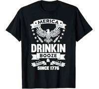 WDCzzFD 34- USA American Patriot Land of Free Brave Patriot Flag Allegiance T-Tshirts Camisetas y Tops(X-Large)