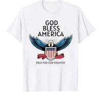 WDCzzFD 36- USA American Patriot Land of Free Brave Patriot Flag Allegiance T-Tshirts Camisetas y Tops(Large)