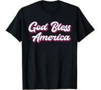 WDCzzFD 37- USA American Patriot Land of Free Brave Patriot Flag Allegiance T-Tshirts Camisetas y Tops(Large)