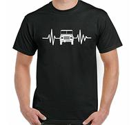 WDCzzFD 4X4 T-Tshirts Camisetas y Tops 110 90 SVX Land Mens Funny Off Road Roading Pulse Black(Large)