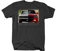 WDCzzFD American Muscle Hotrod Charger Modern Classic Hotrod Racing T Tshirts Camisetas y Tops for Men Med Graphite(Large)