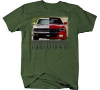 WDCzzFD American Muscle Hotrod GTO Modern & Classic Hotrod Goat T Tshirts Camisetas y Tops for Men Large Heather Military Green(Large)
