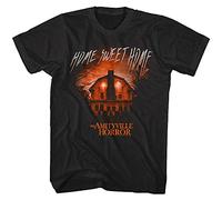 WDCzzFD Amityville Horror Movie Home Sweet Home Mens T Tshirts Camisetas y Tops Haunted House 112 Ocean Ave(XX-Large)