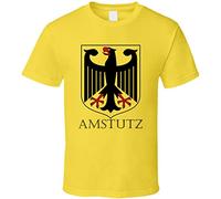 WDCzzFD Amstutz German Last Name Custom Surname Germany Coat of Arms T Tshirts Camisetas y Tops(Large)