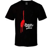 WDCzzFD an American Werein London Retro Horror Movie T Tshirts Camisetas y Tops(XX-Large)