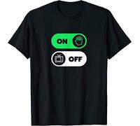WDCzzFD Brain On TV Off Media is The Virus Sapere AUDE T-Tshirts Camisetas y Tops Black(Large)