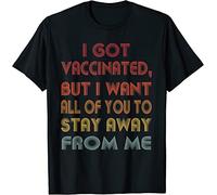 WDCzzFD but i Want All of You to Stay Away from me T-Tshirts Camisetas y Tops Black(X-Large)