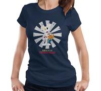WDCzzFD Danger Mouse Retro Japanese Women's T-Tshirts Camisetas y Tops(Small)