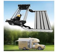 WDDEYYDS Electric Retractable RV Steps with LED Light,200kg Load Capacity,Foldable Aluminum Alloy Camper Steps,Non-Slip Design,Ideal for RV/Trailer/Camper/Travel Trailer SingleLayer-12V