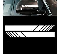 WDDZTMNB Pegatina para Espejo retrovisor, Compatible para FIAT Abarth 500 Abarth 595 Abarth 695 Abarth 124 Spider, decoración para Coches,White
