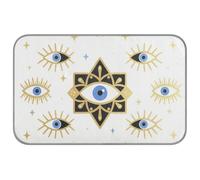 WDdZzyy Bohemian Eyes Golden White Summer Cooling Pad para gatos Auto Cooling 38 "x 23" refrigeración pet pad para conejo dormir seguro manta refrescante para perro M