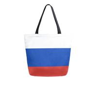 WDdZzyy - Bolsa de lona para regalo de cumpleaños, diseño de bandera de tela de Rusia
