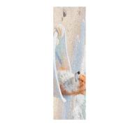 WDdZzyy Cinta de agarre de zorro para bañera de playa, diseño de patinetas, antideslizante, cinta de agarre para scooters, 83 x 22,8 cm, pegatina para scooter