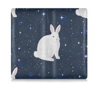 WDdZzyy Cosmic Universe Stars Starry Rabbit - Soporte de piel sintética para registro de automóvil y seguro para camión, accesorios para licencia de conducir, tarjetas y documentos esenciales