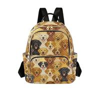 WDdZzyy Dog Head Paw White Pattern - Mochila multiusos de 35,5 cm para viajes de negocios