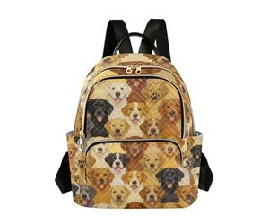 WDdZzyy Dog Head Paw White Pattern - Mochila multiusos de 35,5 cm para viajes de negocios