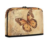 WDdZzyy - Estuche de transporte para lápices de mariposas de gran capacidad, vertical, bolsa de almacenamiento suave, para adolescentes y niñas elementales