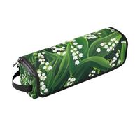 WDdZzyy Finlandia Lily Valley Beauty Summer Flowers - Bolsa de viaje para mujeres con alfombrilla de hierro, a prueba de polvo, bolsa alisadora de pelo de viaje para estiradores, rizadores, secador de