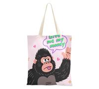 WDdZzyy Give Me My Money Gorilla - Bolsas de lona para mujer, regalos a granel
