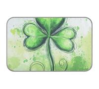 WDdZzyy Green Clover Shamrock Lucky St Summer - Manta de refrigeración para perros medianos de 96,5 x 58,4 cm - Alfombrilla de refrigeración para perro al aire libre plegable