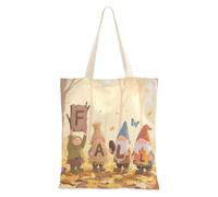 WDdZzyy Hello Fall Autumn Dwalf - Bolsas de compras de lona con hojas de arce para comestibles para mujeres con bolsillos con asas, bolsas reutilizables para regalos de anfitriona a granel