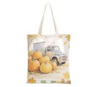 WDdZzyy Hello Fall - Bolsa de lona a cuadros para mujer, con bolsillos con asas, reutilizable, a granel, regalos de playa