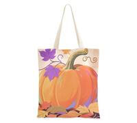 WDdZzyy Hello Fall - Bolsa de lona a cuadros para mujer, con bolsillos y asas, reutilizable, regalo de cumpleaños a granel