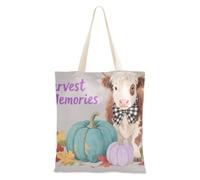 WDdZzyy Hello Fall - Bolsas de lona para mujer, con bolsillos con asas, reutilizables, regalos a granel