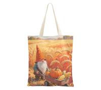 WDdZzyy Hello Fall - Bolsas de lona reutilizables para mujer, con bolsillos con asas, reutilizables, regalos de Navidad a granel