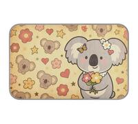 WDdZzyy Koala Flower Summer Dog - Alfombrilla de refrigeración de gel autoenfriable, 96,5 x 58,4 cm, mate de refrigeración para conejos, viajes, único, frio para perros, M
