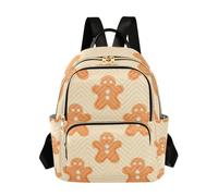 WDdZzyy Mochila convertible de 14 pulgadas con diseño de pan de jengibre, de Navidad, de dibujos animados, para negocios