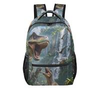 WDdZzyy Mochilas infantiles de dinosaurio 3D para niñas de primaria con grandes mochilas para niños y niñas de 6º grado, Dinosaurio 3D, M