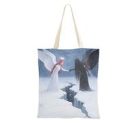 WDdZzyy Snow Angel Demon - Bolsa de lona para regalos de playa a granel