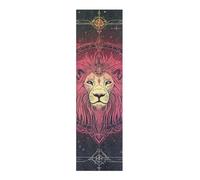 WDdZzyy Strange Leo Griptape Cinta antideslizante para monopatín para patinetas profesionales, 33 x 9 pulgadas, lija para monopatín