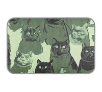 WDdZzyy Sweet British Cats - Cama de verano para gatos al aire libre, autoenfriable, 38 x 23 pulgadas, tapete frío para pollo, manta portátil para interior y perro, talla M