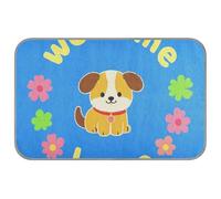 WDdZzyy Welcome Home - Cama refrescante de verano para mascotas, con diseño de animales de caricatura, para interiores, para interiores, linda cama refrescante para Perros, M