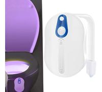 WDEC Led Luz De Inodoro De 16 Colores, Con Detección De Movimiento Del Sensor, WC Luz Nocturna, Luces Para Inodoro En El Interior Del Para Baños, Luz De Baño, Luz De Armario, Luces de Baño