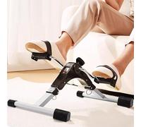 WDEC Mini Bicicleta Estática de Pedales, Plegable Bicicleta de Ejercicio, Pedaleador con Monitor LCD y Resistencia Ajustable, Pedal de Ejercicio para Bicicleta de Ejercicio para Brazos y Piernas