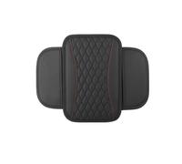 WDEGABZNLE Funda for Consola Central de Coche for GMC Sierra 1500 1999-2025 2026 GMT T1XX,Almohadilla Cuero for reposabrazos con Bolsillos Laterales Almacenamiento,Protector Impermeable Tapa(Black)