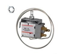 WDF-18 - Termostato de refrigerador de 3 pines con tornillo para interruptor de control de mini refrigerador y congelador, cuerpo de metal, 250 V, 4 A