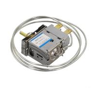 WDF18 WDF19 Termostato de refrigerador Controlador de temperatura mecánico Metal 3-Pin 2-Pin AC 250V 4A 5A Congelador Display Cabinet Compatible Interruptor de repuesto (D)