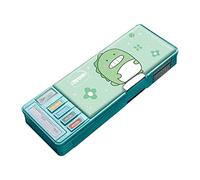 Wdfnexalai Bonito estuche para lápices, regalo para estudiantes, suministros escolares, escuela secundaria, Dinosaurio de 2 capas, 245x100 mm, como se muestra en la