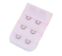 Wdfnexalai Extensión de correa de sostén, hebilla, 2 ganchos, accesorios íntimos, botones, clips traseros, 3 filas para ropa interior, rosa, as description
