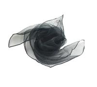 Wdfnexalai Pañuelo cuadrado de gasa para actuaciones escénicas, color negro, 60 x 60 cm