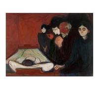 WDHBI HEKA Famoso póster de Edvard Munch《The Morgan Stanley》 Arte de pared Edvard Munch imprime pintura abstracta en lienzo para decoración de la sala de estar Imagen 65x45cmx1 Sin marco