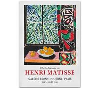 WDHBI HEKA Henri Matisse - Póster de frutas y bodegones, arte de pared, impresión de fauvismo, lienzo de Matisse, cuadro abstracto retro para decoración de sala de estar, 15 x 20 cm, sin marco