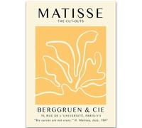 WDHBI HEKA Henri Matisse - Póster de pared con diseño retro de Matisse, cuadro de fauvismo para decoración de sala de estar, 50 x 70 cm, sin marco