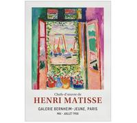 WDHBI HEKA Henri Matisse - Póster de pared con impresión de fauvismo, pintura abstracta retro para decoración de sala de estar, 15 x 20 cm, sin marco
