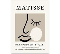 WDHBI HEKA Henri Matisse - Pósteres de hojas de plantas, arte de pared, impresión de fauvismo, lienzo de Matisse, cuadro abstracto retro para decoración de sala de estar, 15 x 20 cm, sin marco