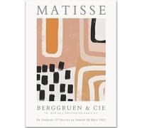 WDHBI HEKA Henri Matisse - Pósteres de la flor para pared, impresión de fauvismo, lienzo de Matisse, cuadro abstracto retro para decoración de sala de estar, 40 x 60 cm, sin marco